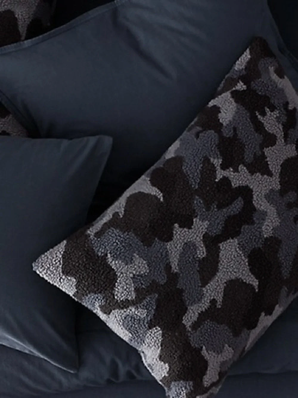 RH Teen Camouflage Sherpa Pillow Cover Sham